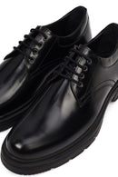 Men's Black Lace-Up Leather Casual Shoes | Derimod Men's Black Lace-Up Leather Casual Shoes | Derimod