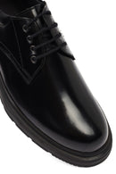 Men's Black Lace-Up Leather Casual Shoes | Derimod Men's Black Lace-Up Leather Casual Shoes | Derimod