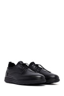 Men's Black Lace Up Leather Casual Shoes | Derimod Men's Black Lace Up Leather Casual Shoes | Derimod