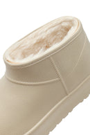 Kadın Krem Kürklü Teddy Bot | Derimod Kadın Krem Kürklü Teddy Bot | Derimod