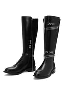 Women's Black Zippered Buckle Detail Boots | Derimod Women's Black Zippered Buckle Detail Boots | Derimod