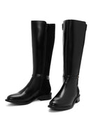 Women's Black Zippered Buckle Detail Boots | Derimod Women's Black Zippered Buckle Detail Boots | Derimod