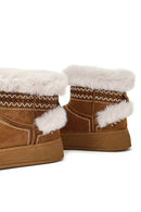 Kadın Taba Kalın Tabanlı Süet Teddy Bot | Derimod Kadın Taba Kalın Tabanlı Süet Teddy Bot | Derimod