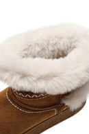 Kadın Taba Kalın Tabanlı Süet Teddy Bot | Derimod Kadın Taba Kalın Tabanlı Süet Teddy Bot | Derimod