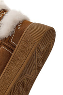 Kadın Taba Kalın Tabanlı Süet Teddy Bot | Derimod Kadın Taba Kalın Tabanlı Süet Teddy Bot | Derimod