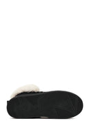 Kadın Siyah Kalın Tabanlı Püsküllü Süet Teddy Bot | Derimod Kadın Siyah Kalın Tabanlı Püsküllü Süet Teddy Bot | Derimod