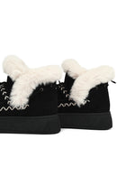 Kadın Siyah Kalın Tabanlı Püsküllü Süet Teddy Bot | Derimod Kadın Siyah Kalın Tabanlı Püsküllü Süet Teddy Bot | Derimod