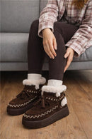 Kadın Kahverengi Kalın Tabanlı Püsküllü Süet Teddy Bot | Derimod Kadın Kahverengi Kalın Tabanlı Püsküllü Süet Teddy Bot | Derimod