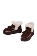 Kadın Kahverengi Kalın Tabanlı Püsküllü Süet Teddy Bot | Derimod Kadın Kahverengi Kalın Tabanlı Püsküllü Süet Teddy Bot | Derimod