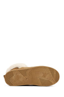 Kadın Taba Kalın Tabanlı Püsküllü Süet Teddy Bot | Derimod Kadın Taba Kalın Tabanlı Püsküllü Süet Teddy Bot | Derimod