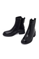 Kadın Siyah Fermuarlı Bot | Derimod Kadın Siyah Fermuarlı Bot | Derimod