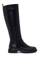 Kadın Siyah Fermuarlı Çizme | Derimod Kadın Siyah Fermuarlı Çizme | Derimod