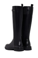 Kadın Siyah Fermuarlı Çizme | Derimod Kadın Siyah Fermuarlı Çizme | Derimod