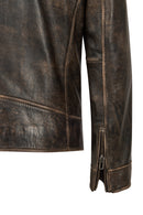 Carter Erkek Kahverengi Biker Deri Mont | Derimod Carter Erkek Kahverengi Biker Deri Mont | Derimod