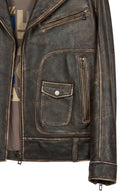 Carter Erkek Kahverengi Biker Deri Mont | Derimod Carter Erkek Kahverengi Biker Deri Mont | Derimod