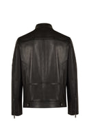 Laporte Erkek Siyah Hakim Yaka Deri Ceket | Derimod Laporte Erkek Siyah Hakim Yaka Deri Ceket | Derimod