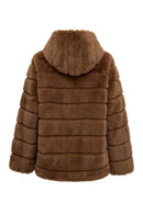 Vienna Kadın Hardal Kapüşonlu Teddy Mont | Derimod Vienna Kadın Hardal Kapüşonlu Teddy Mont | Derimod