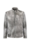 Oscar Erkek Siyah Nubuk Deri Spor Ceket | Derimod Oscar Erkek Siyah Nubuk Deri Spor Ceket | Derimod