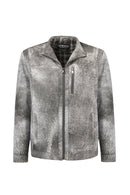 Oscar Erkek Siyah Nubuk Deri Spor Ceket | Derimod Oscar Erkek Siyah Nubuk Deri Spor Ceket | Derimod