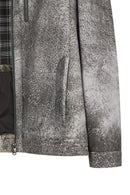 Oscar Erkek Siyah Nubuk Deri Spor Ceket | Derimod Oscar Erkek Siyah Nubuk Deri Spor Ceket | Derimod