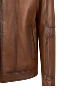 Alfred Erkek Tarçın Deri Mont | Derimod Alfred Erkek Tarçın Deri Mont | Derimod