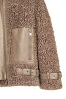 Kitzbuhel Kadın Vizon Teddy Mont | Derimod Kitzbuhel Kadın Vizon Teddy Mont | Derimod