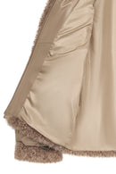 Kitzbuhel Kadın Vizon Teddy Mont | Derimod Kitzbuhel Kadın Vizon Teddy Mont | Derimod