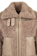 Kitzbuhel Kadın Vizon Teddy Mont | Derimod Kitzbuhel Kadın Vizon Teddy Mont | Derimod