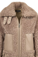 Kitzbuhel Kadın Vizon Teddy Mont | Derimod Kitzbuhel Kadın Vizon Teddy Mont | Derimod