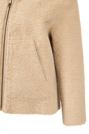 Gardena Kadın Bej Çift Taraflı Teddy Mont | Derimod Gardena Kadın Bej Çift Taraflı Teddy Mont | Derimod