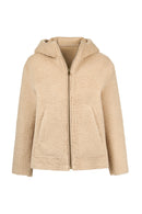 Gardena Kadın Bej Çift Taraflı Teddy Mont | Derimod Gardena Kadın Bej Çift Taraflı Teddy Mont | Derimod