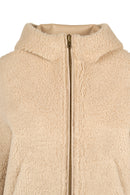 Gardena Kadın Bej Çift Taraflı Teddy Mont | Derimod Gardena Kadın Bej Çift Taraflı Teddy Mont | Derimod