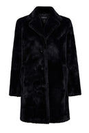 Alaska Kadın Siyah Teddy Kaban | Derimod Alaska Kadın Siyah Teddy Kaban | Derimod