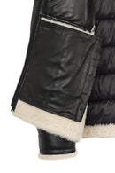 Zermatt Erkek Siyah Hakim Yaka Teddy Mont | Derimod Zermatt Erkek Siyah Hakim Yaka Teddy Mont | Derimod