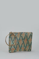 Green Fabric Women's Portfolio | Derimod Green Fabric Women's Portfolio | Derimod