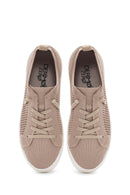 Derimod Zero Women's Powder Lace-up Sneaker | Derimod Derimod Zero Women's Powder Lace-up Sneaker | Derimod