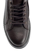 Men's Zipper Detailed Leather Boots | Derimod Men's Zipper Detailed Leather Boots | Derimod