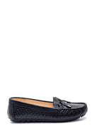 Women's Leather Crocodile Loafer | Derimod Women's Leather Crocodile Loafer | Derimod