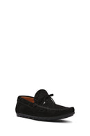 Erkek Siyah Süet Deri Casual Loafer | Derimod Erkek Siyah Süet Deri Casual Loafer | Derimod