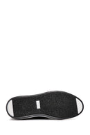 Men's Black Lace-up Leather Sneaker | Derimod Men's Black Lace-up Leather Sneaker | Derimod