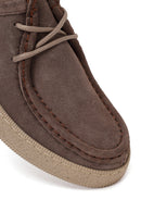 Male Mink Lace-Up Suede Casual Shoes | Derimod Male Mink Lace-Up Suede Casual Shoes | Derimod