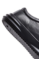 Men's Black Leather Casual Sneaker | Derimod Men's Black Leather Casual Sneaker | Derimod