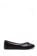 Women's Bow Leather Ballerinas | Derimod Women's Bow Leather Ballerinas | Derimod