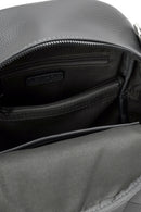 Women's Gray Long Strap Printed Backpack | Derimod Women's Gray Long Strap Printed Backpack | Derimod