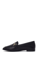 Kadın Siyah Tokalı Deri Klasik Loafer | Derimod Kadın Siyah Tokalı Deri Klasik Loafer | Derimod