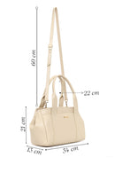 Women's Cream Long Strap Shoulder Bag | Derimod Women's Cream Long Strap Shoulder Bag | Derimod