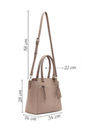 Kadın Bej Uzun Askılı Kol Çantası | Derimod Kadın Bej Uzun Askılı Kol Çantası | Derimod