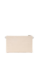 Kadın Krem Uzun Zincir Askılı Örgülü Portföy Çanta | Derimod Kadın Krem Uzun Zincir Askılı Örgülü Portföy Çanta | Derimod