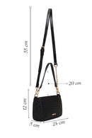 Kadın Siyah Uzun Askılı Örgülü Omuz Çantası | Derimod Kadın Siyah Uzun Askılı Örgülü Omuz Çantası | Derimod