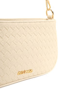 Kadın Bej Uzun Askılı Örgülü Omuz Çantası | Derimod Kadın Bej Uzun Askılı Örgülü Omuz Çantası | Derimod